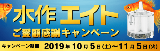 水作エイトご愛顧感謝キャンペーン開催